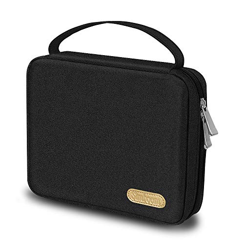 SIMBOOM Bolsa de Organizador de Correa de Reloj, Expandible Correa de Reloj de Organizador Resistente a Derrames Nylon Caja de Almacenamiento de Correa de Reloj para Banda de Reloj, Alfiler, Negro