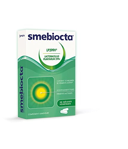 Smebiocta LP299V Confort - Complemento alimenticio que contiene Lactobacillus Plantarum 229V – Fermentos lácticos – Caja de 30 cápsulas