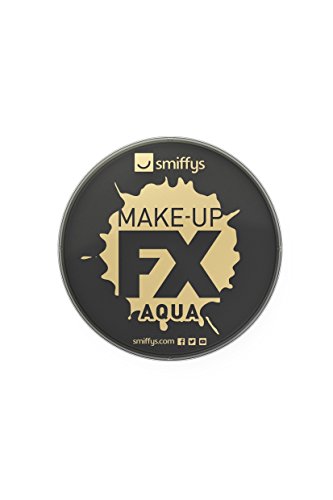 Smiffy's 23731 Maquillaje FX Smiffy, Aqua pintura facial y de cuerpo, negro, 16g, a base de agua