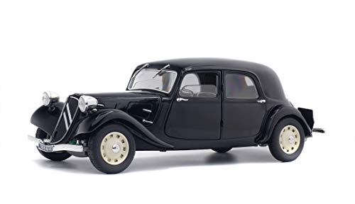 Solido- Citroën Traction 11 Cv-1937 - Coche en Miniatura de colección, 1800903, Color Negro