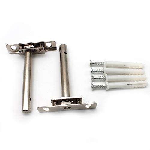 Soporte para estante flotante de (100 mm) plateado, resistente, hardware para estante flotante, soportes ocultos para estantes de madera flotante, soporte de estante ciego de acero sólido 2 unidades Soporte para estante flotante de (100 mm) plateado, resistente, hardware para estante flotante, soportes ocultos para estantes de madera flotante, soporte de estante ciego de acero sólido 2 unidades