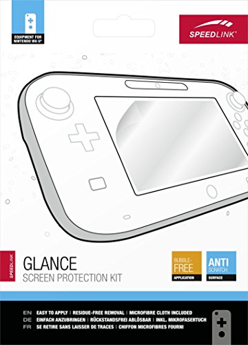 Speedlink Glance Kit de Protectores de Pantalla para Wii U, Color Blanco