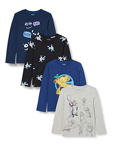Spotted Zebra Disney Star Wars Marvel Long-Sleeve T-Shirts Fashion, Pixar Collection Amigos, 9-10 años