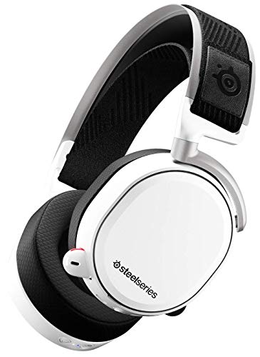 SteelSeries Arctis Pro Wireless - Auriculares de Juego inalámbricos (2,4 G y Bluetooth) - Blanco