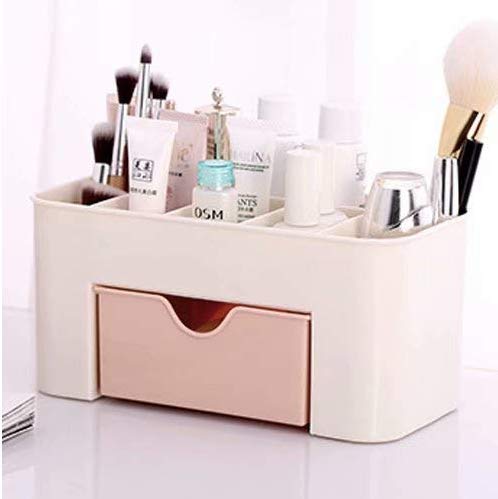 SUNXIN Almacenamiento Cajón Escritorio Maquillaje Cosméticos Soportes Bo? Ahorre espacio (grande, Rosa) SUNXIN Almacenamiento Cajón Escritorio Maquillaje Cosméticos Soportes Bo? Ahorre espacio (grande, Rosa)