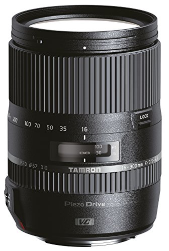 Tamron AF 16-300 mm F/3.5-6.3 Di II VC PZD MACRO - Objetivo para Nikon (distancia focal 16-300mm, apertura f/3.5-6.3, zoom óptico 18.75x, estabilizador, motor de enfoque, macro, filtro: 67mm) negro Tamron AF 16-300 mm F/3.5-6.3 Di II VC PZD MACRO - Objetivo para Nikon (distancia focal 16-300mm, apertura f/3.5-6.3, zoom óptico 18.75x, estabilizador, motor de enfoque, macro, filtro: 67mm) negro