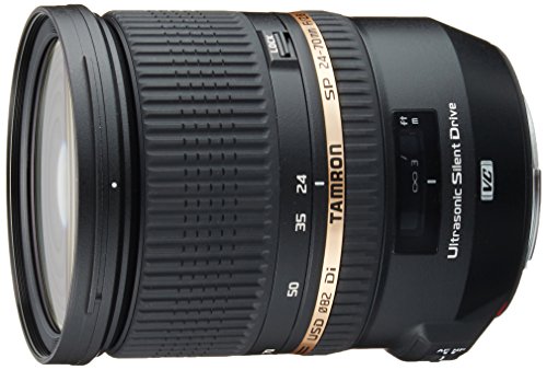 Tamron SP 24-70 mm F/2.8 Di VC USD - Objetivo para Canon (Distancia Focal 24-70mm, Apertura f/2.8, estabilizador óptico, Macro, diámetro: 82mm) Negro Tamron SP 24-70 mm F/2.8 Di VC USD - Objetivo para Canon (Distancia Focal 24-70mm, Apertura f/2.8, estabilizador óptico, Macro, diámetro: 82mm) Negro