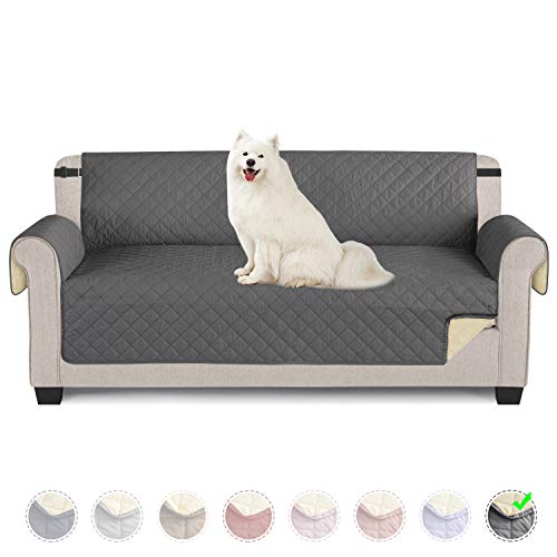 TAOCOCO Funda de sofá Impermeable Funda de cojín de protección para Mascotas Funda de sofá antisuciedad (Gris Oscuro/ 3 Plazas 165 * 190cm) TAOCOCO Funda de sofá Impermeable Funda de cojín de protección para Mascotas Funda de sofá antisuciedad (Gris Oscuro/ 3 Plazas 165 * 190cm)