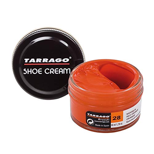 Tarrago Shoe Cream Jar 50 ml, Zapatos y Bolsos Unisex adulto, Naranja (Orange 28)