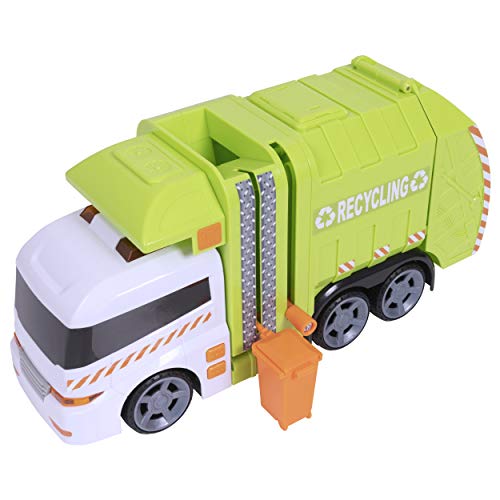 Teamsterz 1416391 Camión de Basura con Luz y Sonidos, 42 cm Teamsterz 1416391 Camión de Basura con Luz y Sonidos, 42 cm