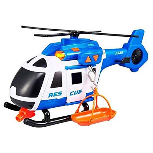 Teamsterz 1416393 Helicóptero de Rescate con Luz y Sonidos, 42 cm