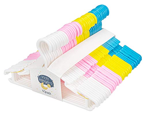 Tebery perchas infantiles 40 unidades, color: azul/rosa/blanco/Amarillo