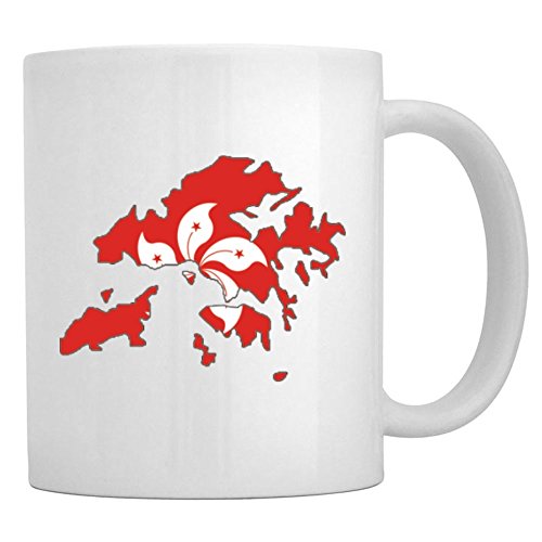 Teeburon Hong Kong Country Map Color Simple Taza Teeburon Hong Kong Country Map Color Simple Taza