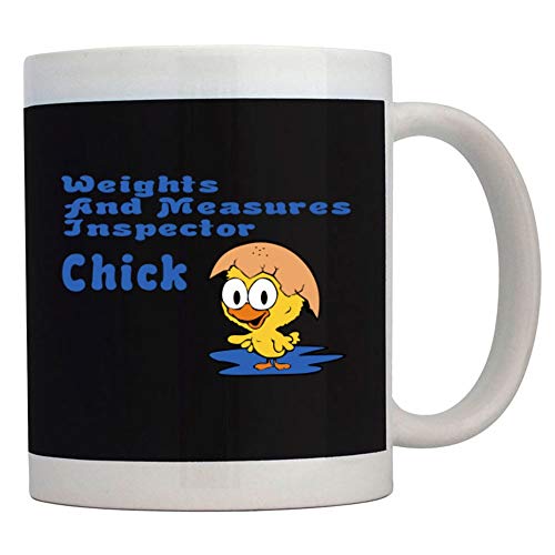 Teeburon Weights And Measures Inspector Chick Taza cerámica 11 onzas