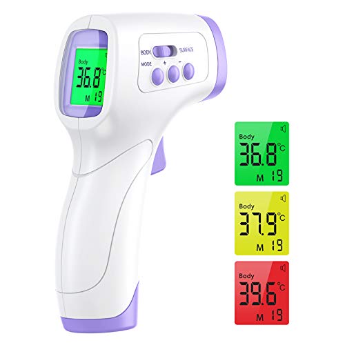 Termometro Infrarrojos Wawech termómetro infrarrojo profesional médico sin contacto digital frente memoria 99 lecturas para adultos bebés y niños