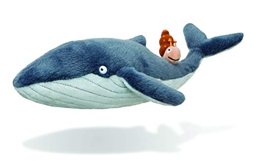 The Snail on the Whale Juguete Suave, 61238, 7 Pulgadas, Gris, para Fans del Libro de Julia Donaldson y Axel Scheffler, Bluegrey