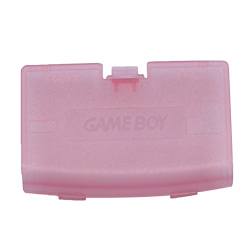 Timorn Caso de la Cubierta de la batería reparación de la Parte Puerta de atrás para Gameboy Advance GBA (Rosa Transparente)