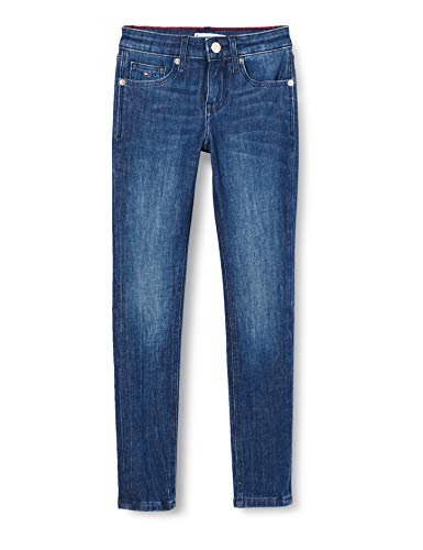 Tommy Hilfiger Nora RR Skinny Dynbbst Jeans, Azul (Dynamic Bliss Blue Stretch 1ae), 5-6 años (Talla del Fabricante: 5) para Niñas