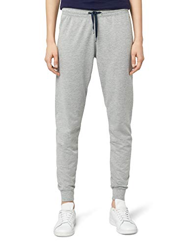 Tommy Hilfiger Track Pant Pantalones de Deporte, Gris (Grey Heather BC05 004), 40 Inches (Talla del Fabricante: LG) para Mujer