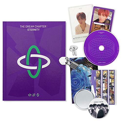 Tomorrow X Together TXT Album - The Dream Chapter : Eternity [ PORT ver. ] CD + Photobook + Paper Sticker + Photocards + Tu Illust Card + OFFICIAL POSTER + FREE GIFT