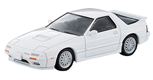 TomyTEC 302209 1/64 Mazda RX7 efini, Blanco, Modelo 1989 Die- Cast, Modelos coleccionables