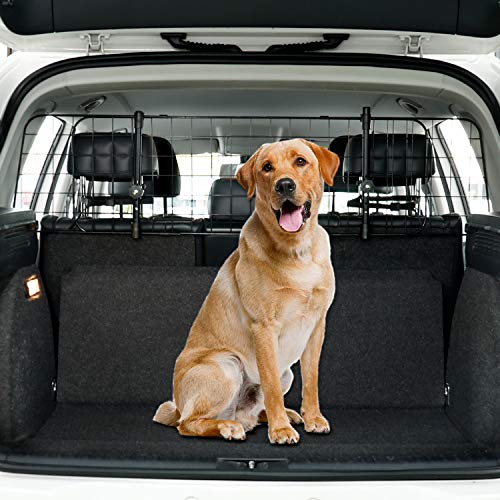 Toozey Reja Coche Perro Automóvil, SUV Universal - Rejilla Protectora con fijación para reposacabezas - Libro electrónico Ajustable y Gratuito Toozey Reja Coche Perro Automóvil, SUV Universal - Rejilla Protectora con fijación para reposacabezas - Libro electrónico Ajustable y Gratuito