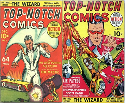 Top Notch Comics. Issues 1 and 2. Features the Wizard, The man with the super brain, west pointer air patrol, the mystic and sky raiders. Golden Age Digital ... Action and Adventure. (English Edition)