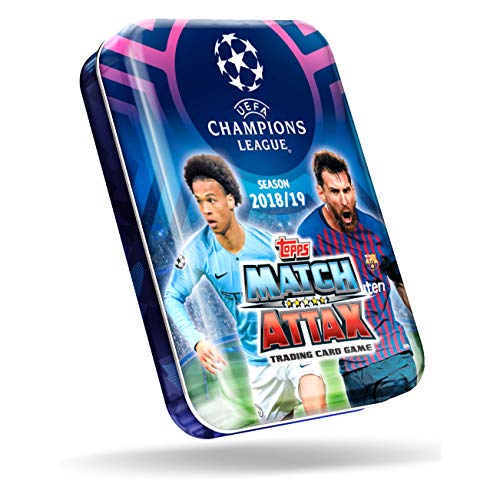 Topps- Match Attax-Trading Card Game UEFA Cartas Coleccionables Champions League 2018/19, Color Azul (CL19-MT4020.T01)