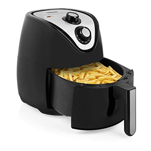 Tristar FR-6994 Crispy XXL - Freidora sin aceite, volumen 4.5 l, 1500 W, cesta antiadherente, panel de control analógico, temporizador y temperatura regulable 80-200 °C, adecuada para toda la familia Tristar FR-6994 Crispy XXL - Freidora sin aceite, volumen 4.5 l, 1500 W, cesta antiadherente, panel de control analógico, temporizador y temperatura regulable 80-200 °C, adecuada para toda la familia