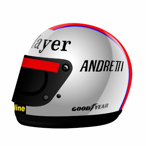 TRUE SCALE miniatures TSM12AC05 - Casco Helmet Mario Andretti Formula 1 1977 Team Lotus - Escala 1/18 - Casco en Miniatura TRUE SCALE miniatures TSM12AC05 - Casco Helmet Mario Andretti Formula 1 1977 Team Lotus - Escala 1/18 - Casco en Miniatura