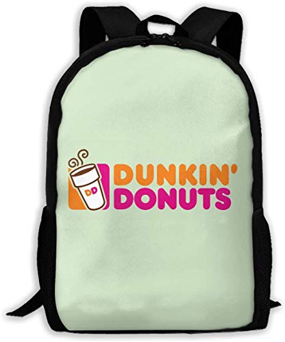 TTmom Mochilas Tipo Casual,Bolsa de Viaje Doughnut Dunkin' D Unisex Backpack Shoulder Bag School Backpack Travel Bags Laptop Backpack