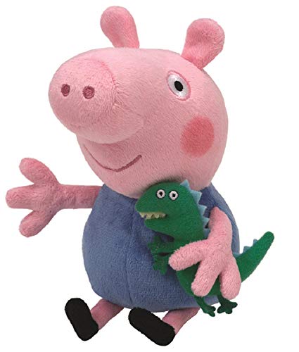 Ty Peppa Pig - Peluche de George con Dinosaurio Ty Peppa Pig - Peluche de George con Dinosaurio