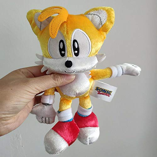 Tylyund Peluche Sonic 20 Aniversario Sonic las colas de erizo peluche 20 cm nuevo