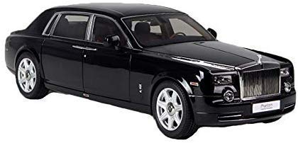 TYZXR 1:18 Rolls-Royce Phantom Modelo de Coche de aleación de Cuatro Puertas (Color: Negro, tamaño: 31 cm * 11 cm * 9 cm) Regalo de niño/niña