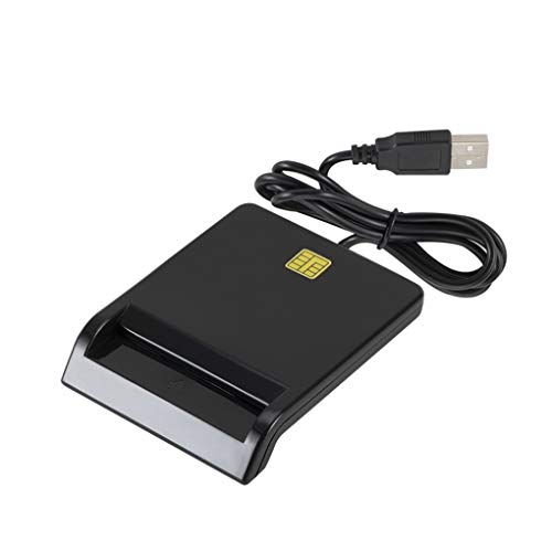 USB 2.0 USB Smart Inteligente Lector de Tarjetas Externo 2.0 Lector Inteligente ATM/IC/Electronic ID/CAC/Impuestos/Banco Tarjeta