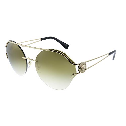 Versace 0VE2184, Gafas de Sol para Mujer, Marrón (Pale Gold), 61