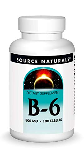 Vitamin B-6 500mg Timed Release Source Naturals, Inc. 100 Sustained Release Tablet