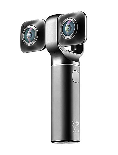 Vuze VUZE-XR-BLK - Videocámara de Bolsillo (5,7 MP, Lente 360º), Color Negro