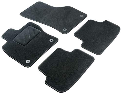 Walser Alfombras de coche Velour fieltro de la aguja compatible con Audi Q7 Año de construcción 06/2006 - 05/2015