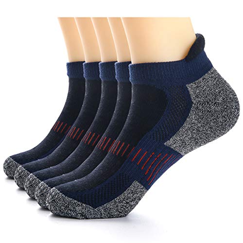 Weekend Peninsula 5 Pares Calcetines Running Deportivos Hombres Mujer, Calcetines Cortos Tobilleros Hombre Mujer Invisibles Bajos Antiampollas (38-45, Azul Oscuro - 5 Pares) Weekend Peninsula 5 Pares Calcetines Running Deportivos Hombres Mujer, Calcetines Cortos Tobilleros Hombre Mujer Invisibles Bajos Antiampollas (38-45, Azul Oscuro - 5 Pares)