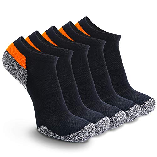 Weekend Peninsula 5 Pares Calcetines Running Deportivos Hombres Mujer, Calcetines Cortos Tobilleros Hombre Mujer Invisibles Bajos Antiampollas (EU 43-45, 5X Negro) Weekend Peninsula 5 Pares Calcetines Running Deportivos Hombres Mujer, Calcetines Cortos Tobilleros Hombre Mujer Invisibles Bajos Antiampollas (EU 43-45, 5X Negro)