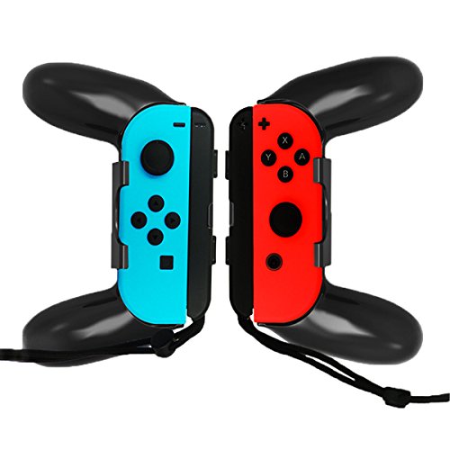 WindTeco Nintendo Switch Joy-con Grip, [2 Unidades] Ultimate Comfort Grip para Nintendo Control Joy-Cons Left & Right Controllers, Negro