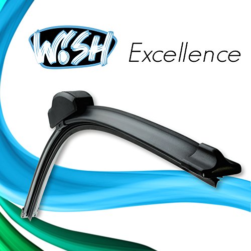 Wish® Excellence 20" 500 mm / 20" 500 mm Juego de limpiaparabrisas delantero de barra plana
