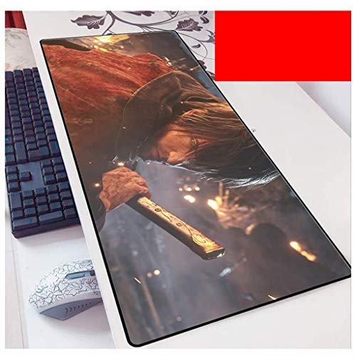 WJFQ Gaming Gaming Mouse Pad Mat Extended Keyboard Mat Mat Mousepad Mousepad para computadora PC Desk Home Office (Color : Final Fantasy-6, Size : 900 * 300 * 3mm)