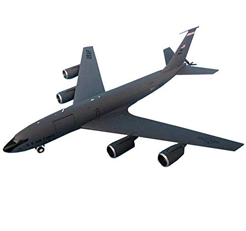 XHH Modelo de avión Military Fighter Alloy Die Cast Model1 / 200 Scale USAF KC-135 Aerial Tanker ModelAdult Toys and Decorations8.2Inch X 7.8Inch