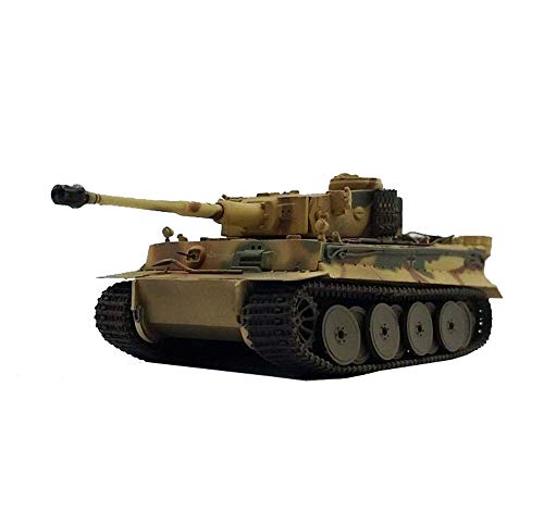 XHH Modelo de plástico de Carro a Escala 1/72, Modelo Antiguo de Tanque Militar alemán de Tigre, coleccionables y Regalos para Adultos, 4.7 Pulgadas x 2.4 Pulgadas (Juego de decoración de Escritorio)