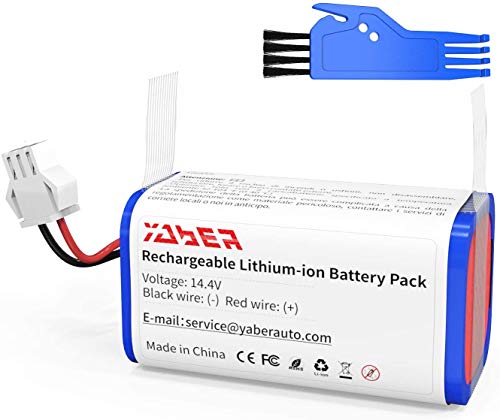 YABER Batería de Reemplazo para Conga Excellence 990, 14.4V 2800mah Li-Ion, Compatible con Conga Excellence 990 950 1090 DEEBOT N79S N79 Eufy RoboVac 11 11S 30 30C 12 35C