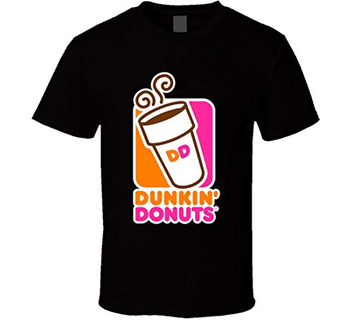 YILUFA Dunkin Donuts Favorite Fast Food - Camiseta de manga corta, color negro Negro Negro ( 3XL