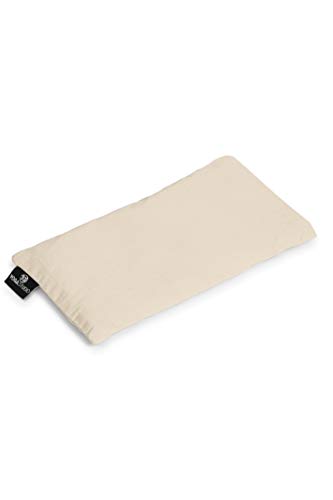 Yoga Studio - Almohada de Yoga Unisex con Fragancia de Lavanda orgánica y linaza para Ojos cansados y Dolores de Cabeza, Color Blanco Natural (Crudo), 23 cm x 12 cm x 13 cm, Peso 200 g Yoga Studio - Almohada de Yoga Unisex con Fragancia de Lavanda orgánica y linaza para Ojos cansados y Dolores de Cabeza, Color Blanco Natural (Crudo), 23 cm x 12 cm x 13 cm, Peso 200 g