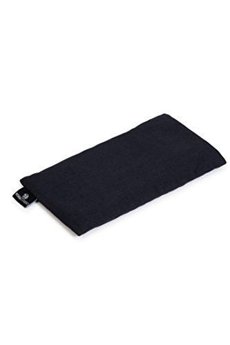 Yoga Studio Almohada orgánica de ojos – 23 cm x 12/13 cm, almohada de yoga con aroma de lavanda y linaza para ojos cansados y dolores de cabeza, color negro Yoga Studio Almohada orgánica de ojos – 23 cm x 12/13 cm, almohada de yoga con aroma de lavanda y linaza para ojos cansados y dolores de cabeza, color negro